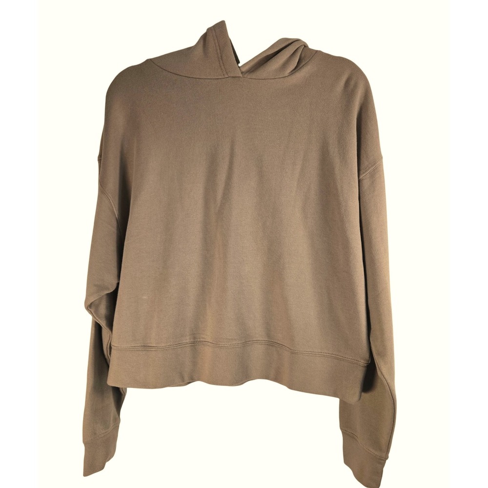 Navybleu Womens Hoodie Size S Brown Long Sleeve Pullover‎ Sweatshirt
